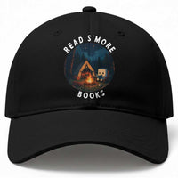Camping Lover Baseball Cap Read Smore Books Funny Smores