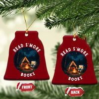 Camping Lover Ceramic Ornament Read Smore Books Funny Smores - Wonder Print Shop