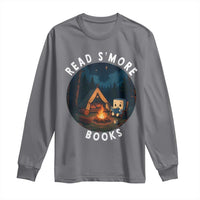 Camping Lover Long Sleeve Shirt Read Smore Books Funny Smores - Wonder Print Shop