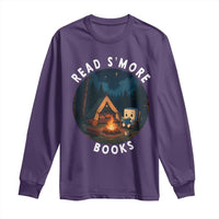 Camping Lover Long Sleeve Shirt Read Smore Books Funny Smores - Wonder Print Shop