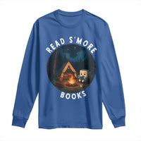 Camping Lover Long Sleeve Shirt Read Smore Books Funny Smores - Wonder Print Shop