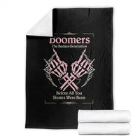 Baby Boomers Throw Blanket The Badass Generation Before All You Sissies Were Born - Wonder Print Shop