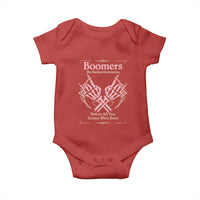 Baby Boomers Baby Onesie The Badass Generation Before All You Sissies Were Born - Wonder Print Shop
