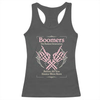 Baby Boomers Racerback Tank Top The Badass Generation Before All You Sissies Were Born - Wonder Print Shop