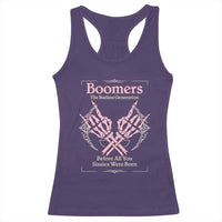Baby Boomers Racerback Tank Top The Badass Generation Before All You Sissies Were Born - Wonder Print Shop