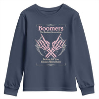 Baby Boomers Youth Sweatshirt The Badass Generation Before All You Sissies Were Born - Wonder Print Shop