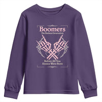 Baby Boomers Youth Sweatshirt The Badass Generation Before All You Sissies Were Born - Wonder Print Shop