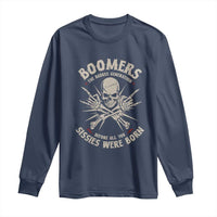 Baby Boomers Proud Long Sleeve Shirt The Badass Generation Before All You Sissies Were Born - Wonder Print Shop
