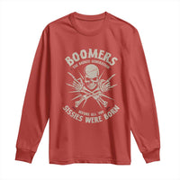 Baby Boomers Proud Long Sleeve Shirt The Badass Generation Before All You Sissies Were Born - Wonder Print Shop