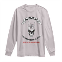 Baby Boomers The Badass Generation Funny Quote Gift Long Sleeve Shirt - Wonder Print Shop