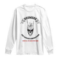 Baby Boomers The Badass Generation Funny Quote Gift Long Sleeve Shirt - Wonder Print Shop