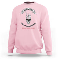 Baby Boomers The Badass Generation Funny Quote Gift Sweatshirt - Wonder Print Shop