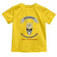 Baby Boomers The Badass Generation Funny Quote Gift Toddler T Shirt - Wonder Print Shop