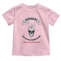 Baby Boomers The Badass Generation Funny Quote Gift Toddler T Shirt - Wonder Print Shop