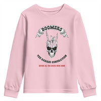 Baby Boomers The Badass Generation Funny Quote Gift Youth Sweatshirt - Wonder Print Shop