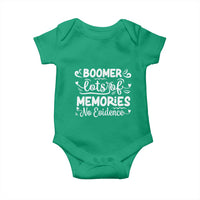 Baby Boomer Generation Baby Onesie Lots Of Memories No Evidence - Wonder Print Shop