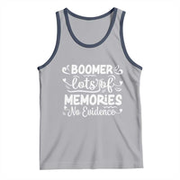 Baby Boomer Generation Tank Top Lots Of Memories No Evidence - Wonder Print Shop