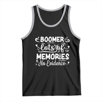 Baby Boomer Generation Tank Top Lots Of Memories No Evidence - Wonder Print Shop