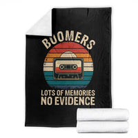 Funny Baby Boomers Lots Of Memories No Evidence Gift Throw Blanket - Wonder Print Shop