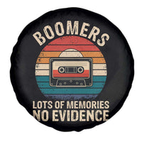 Funny Baby Boomers Lots Of Memories No Evidence Gift Spare Tire Cover - Wonder Print Shop