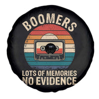 Funny Baby Boomers Lots Of Memories No Evidence Gift Spare Tire Cover - Wonder Print Shop