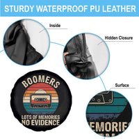 Funny Baby Boomers Lots Of Memories No Evidence Gift Spare Tire Cover - Wonder Print Shop