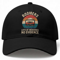 Funny Baby Boomers Lots Of Memories No Evidence Gift Baseball Cap