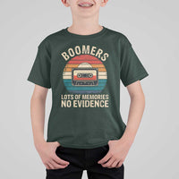 Funny Baby Boomers Lots Of Memories No Evidence Gift T Shirt For Kid - Wonder Print Shop