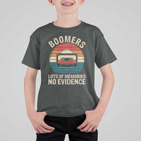 Funny Baby Boomers Lots Of Memories No Evidence Gift T Shirt For Kid - Wonder Print Shop