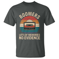 Funny Baby Boomers Lots Of Memories No Evidence Gift T Shirt - Wonder Print Shop