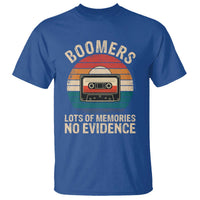Funny Baby Boomers Lots Of Memories No Evidence Gift T Shirt - Wonder Print Shop
