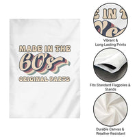 Made In The 60s Original Parts Garden Flag Funny Boomers Birthday Gift - Wonder Print Shop