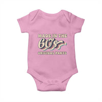 Made In The 60s Original Parts Baby Onesie Funny Boomers Birthday Gift - Wonder Print Shop