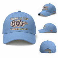 Made In The 60s Original Parts Baseball Cap Funny Boomers Birthday Gift