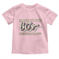 Made In The 60s Original Parts Toddler T Shirt Funny Boomers Birthday Gift - Wonder Print Shop