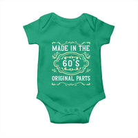 Made In The 60s Original Parts Baby Onesie Vintage Baby Boomer Gift - Wonder Print Shop