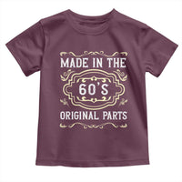 Made In The 60s Original Parts Toddler T Shirt Vintage Baby Boomer Gift - Wonder Print Shop