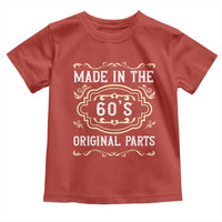 Made In The 60s Original Parts Toddler T Shirt Vintage Baby Boomer Gift - Wonder Print Shop