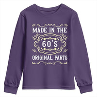 Made In The 60s Original Parts Youth Sweatshirt Vintage Baby Boomer Gift - Wonder Print Shop
