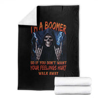Baby Boomers Sarcastic Throw Blanket If You Dont Want Feelings Hurt Gift - Wonder Print Shop