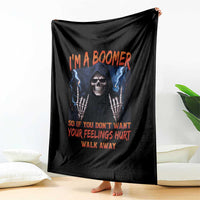 Baby Boomers Sarcastic Throw Blanket If You Dont Want Feelings Hurt Gift - Wonder Print Shop