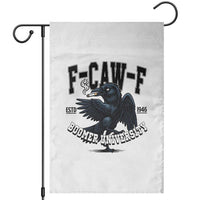 F Caw F Garden Flag Baby Boomer University Funny Gift - Wonder Print Shop