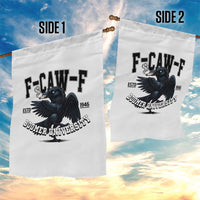 F Caw F Garden Flag Baby Boomer University Funny Gift - Wonder Print Shop