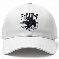F Caw F Baseball Cap Baby Boomer University Funny Gift