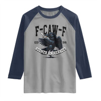 F Caw F Raglan Shirt Baby Boomer University Funny Gift - Wonder Print Shop