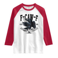 F Caw F Raglan Shirt Baby Boomer University Funny Gift - Wonder Print Shop