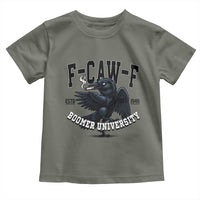 F Caw F Toddler T Shirt Baby Boomer University Funny Gift - Wonder Print Shop