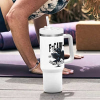 F Caw F Tumbler With Handle Baby Boomer University Funny Gift