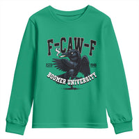 F Caw F Youth Sweatshirt Baby Boomer University Funny Gift - Wonder Print Shop
