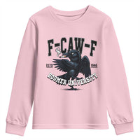 F Caw F Youth Sweatshirt Baby Boomer University Funny Gift - Wonder Print Shop